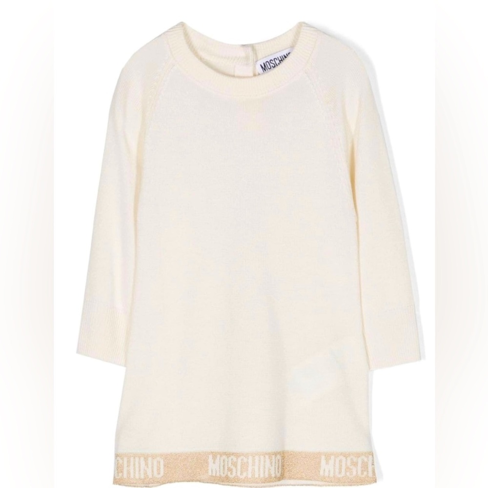 Moschino Kids/Girls Crew Neck Dress